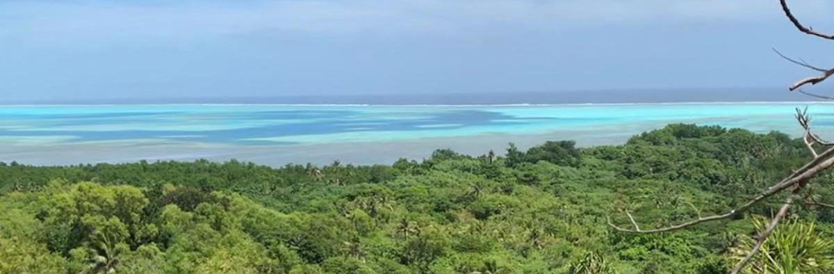 Palau reef from mountain